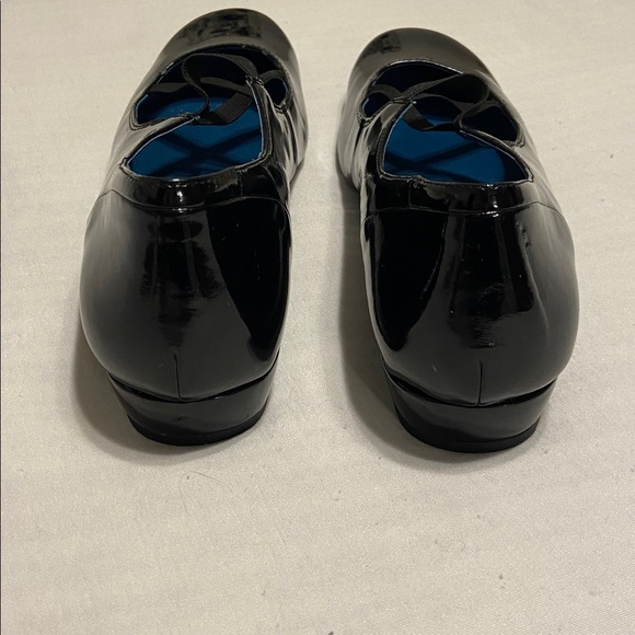 Vionic Ava Orthopedic Ballet Flats black patent leather elastic straps Size 8.5 - Picture 3 of 11